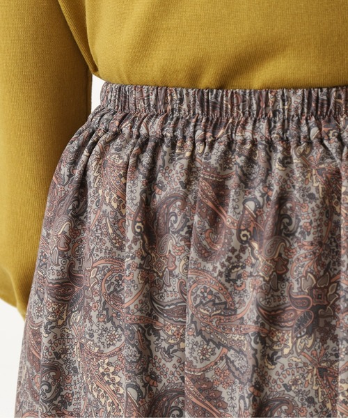 NATURAL BEAUTY BASIC（ナチュラルビューティーベーシック）の「ペイズリープリントスカート/0171220980（スカート・レディース・ベージュ系その他/ブルー系その他6・MEDIUM/SMALL）」の11枚目の写真