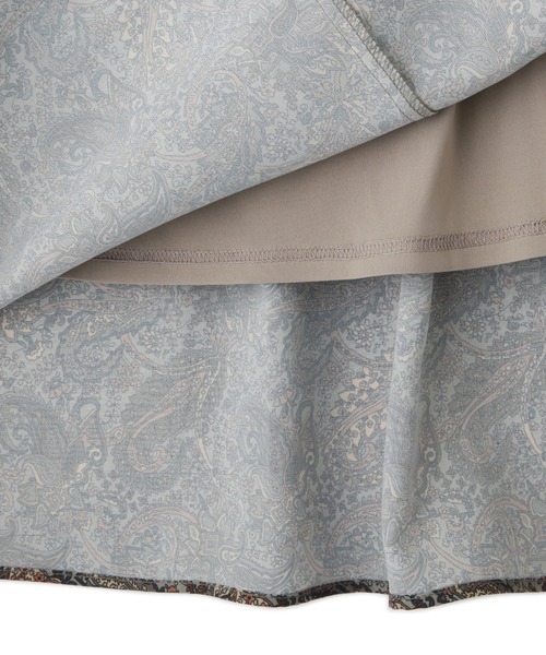 NATURAL BEAUTY BASIC（ナチュラルビューティーベーシック）の「ペイズリープリントスカート/0171220980（スカート・レディース・ベージュ系その他/ブルー系その他6・MEDIUM/SMALL）」の13枚目の写真