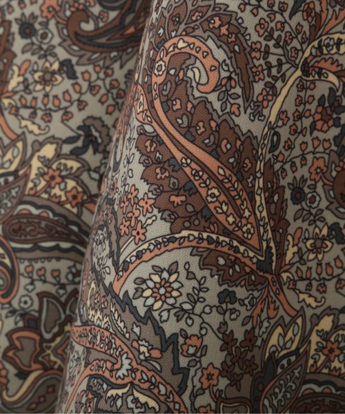 NATURAL BEAUTY BASIC（ナチュラルビューティーベーシック）の「ペイズリープリントスカート/0171220980（スカート・レディース・ベージュ系その他/ブルー系その他6・MEDIUM/SMALL）」の14枚目の写真