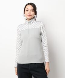 【FILA:フィラゴルフ】レディースハーフジップ長袖シャツ / ゴルフウェア