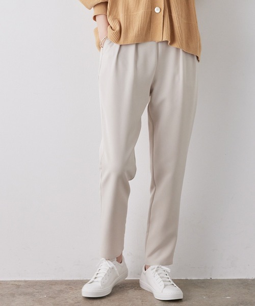 【WEB限定】マットダブルクロステーパードパンツ
