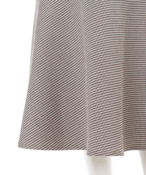 INGNI（イング）の「千鳥格子柄マーメイド／ジャンスカ（ジャンパースカート・レディース・ホワイト系5/ブラウン系9・M）」の9枚目の写真