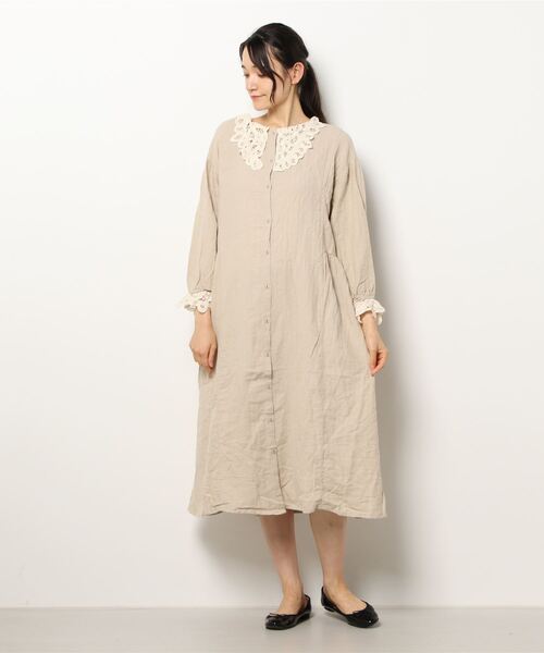 バテンレースワンピース ワンピース ワンピース Samansa Mos2 サマンサ Mos2 サマンサ モスモス のファッション