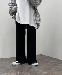 リブニットパンツ【ZOZOTOWN限定アイテム】