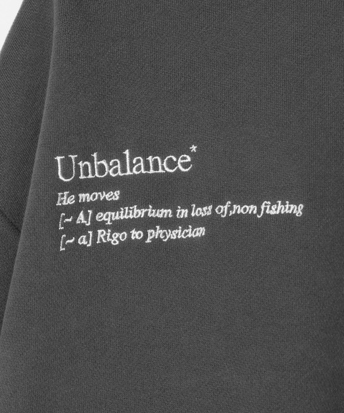 LEGENDA（レジェンダ）の「ブラッシュト モックネック スウェットシャツ ＊（スウェット・レディース・ブルー/アイボリー/チャコールアッシュ・FREE）」の11枚目の写真