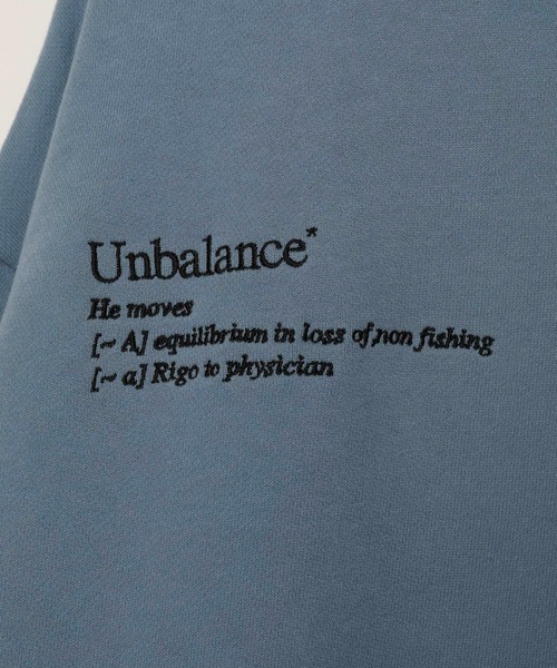 LEGENDA（レジェンダ）の「ブラッシュト モックネック スウェットシャツ ＊（スウェット・レディース・ブルー/アイボリー/チャコールアッシュ・FREE）」の12枚目の写真