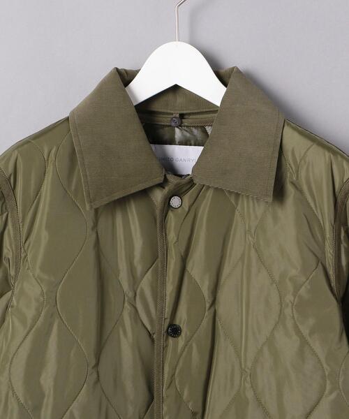 FUMITO GANRYU（フミトガンリュウ）の「＜FUMITO GANRYU（フミト ガンリュウ）＞ キルト ライナー ジャケット（その他アウター・メンズ・オリーブ・2/3/1）」の2枚目の写真