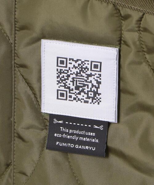 FUMITO GANRYU（フミトガンリュウ）の「＜FUMITO GANRYU（フミト ガンリュウ）＞ キルト ライナー ジャケット（その他アウター・メンズ・オリーブ・2/3/1）」の13枚目の写真