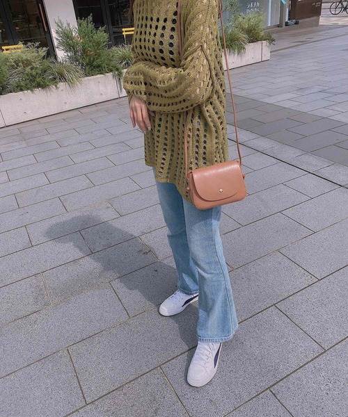 VIBGYOR Women(ヴィブジョー ウィメン)の「【urbanfemine.】ミニフラップショルダーBAG(ショルダーバッグ・レディース・ホワイト/ブラック/ベージュ/グリーン/パープル/イエロー/キャメル/ボルドー・FREE)」の7枚目の写真