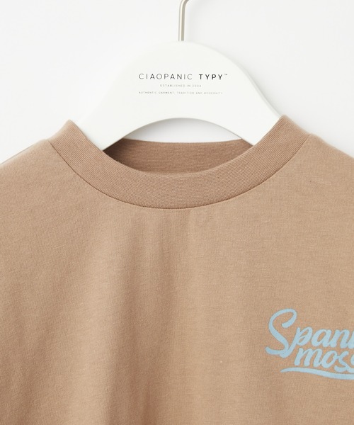 CIAOPANIC TYPY（チャオパニックティピー）の「【KIDS】ヘムラインチュニックTee（Tシャツ/カットソー・キッズ・ベージュ系その他/モカ/ブルー・MEDIUM/X-LARGE/LARGE/SMALL/XX-LARGE）」の6枚目の写真