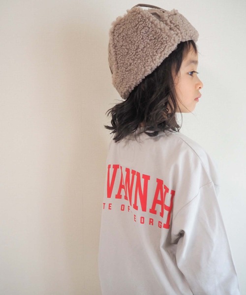 CIAOPANIC TYPY（チャオパニックティピー）の「【KIDS】ヘムラインチュニックTee（Tシャツ/カットソー・キッズ・ベージュ系その他/モカ/ブルー・MEDIUM/X-LARGE/LARGE/SMALL/XX-LARGE）」の20枚目の写真