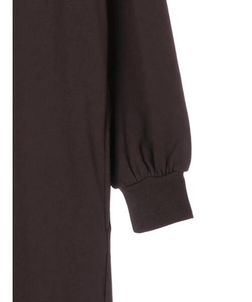 AMERICAN HOLIC（アメリカンホリック）の「プリーツドッキングミニ裏毛ワンピース（ワンピース・レディース・ネイビー/チャコールグレー・M/L）」の10枚目の写真