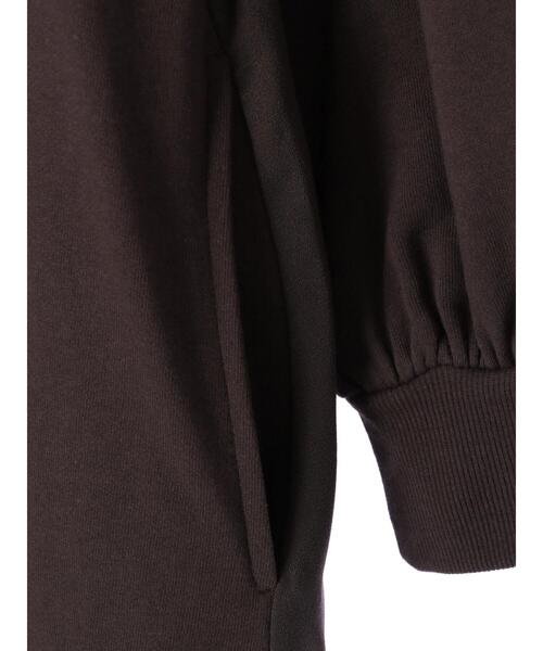 AMERICAN HOLIC（アメリカンホリック）の「プリーツドッキングミニ裏毛ワンピース（ワンピース・レディース・ネイビー/チャコールグレー・M/L）」の7枚目の写真