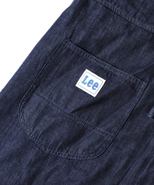 Lee（リー）の「Lee/リー LEE LITE RELAX SALOPETTE SK サロペットスカート デニム オールインワン（サロペット/オーバーオール・レディース・ダークインディゴブルー/スミクロ・S/M/XS）」の9枚目の写真
