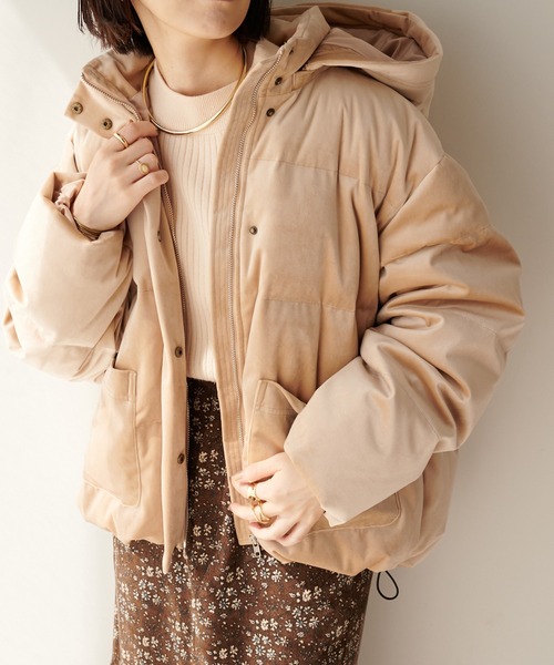 Dime ベロア生地 ダウンジャケット ベージュ 2025年最新】dime ダウン ベロアの人気アイテム - メルカリ