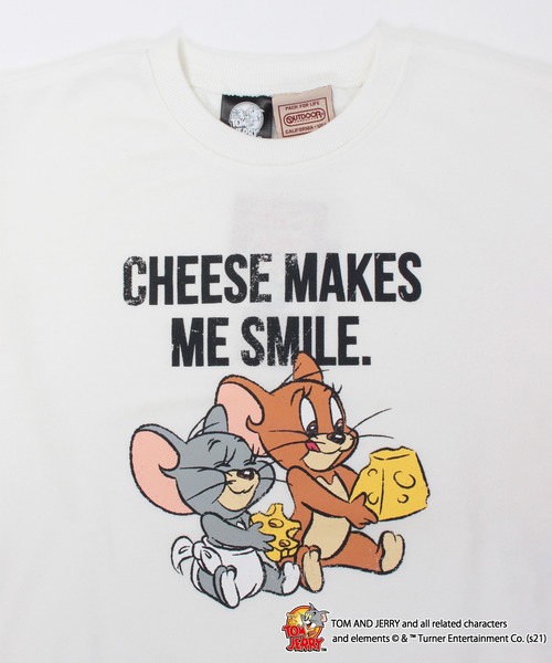 Tom&Jerry(トムアンドジェリー)の「【TOM AND JERRY/トムとジェリー】 裏毛スウェット トレーナー(スウェット・メンズ・ホワイト系その他/ピンク/オリーブ/ベージュ/グリーン系その他/ブラック/オフホワイト/スミクロ/ブルー・LARGE/MEDIUM/X-LARGE)」の13枚目の写真
