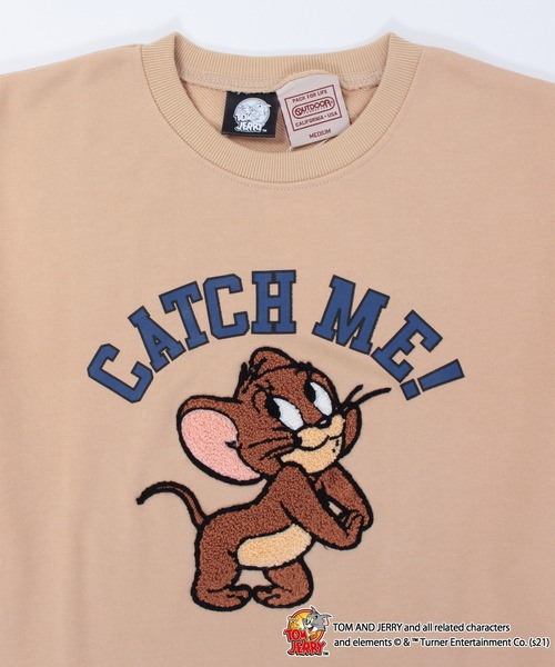 Tom&Jerry(トムアンドジェリー)の「【TOM AND JERRY/トムとジェリー】 裏毛スウェット トレーナー(スウェット・メンズ・ホワイト系その他/ピンク/オリーブ/ベージュ/グリーン系その他/ブラック/オフホワイト/スミクロ/ブルー・LARGE/MEDIUM/X-LARGE)」の22枚目の写真