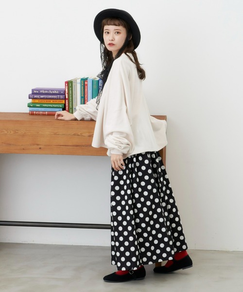 MERLOT(メルロー)の「フレアスカート(スカート・レディース・ホワイト・FREE)」の5枚目の写真