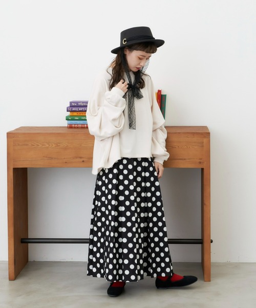 MERLOT(メルロー)の「フレアスカート(スカート・レディース・ホワイト・FREE)」の8枚目の写真