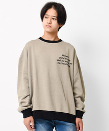 KENES GRAFFITI（ケネスグラフィティ）の「裏起毛リブ配色刺繍トレーナー（スウェット）」