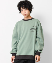 KENES GRAFFITI（ケネスグラフィティ）の「裏起毛リブ配色刺繍トレーナー（スウェット）」