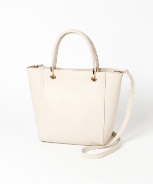 LEPSIM（レプシィム）の「【ゼロかる】キレイメBAG　258499（ハンドバッグ・レディース・ブラック/アイボリー/グレイッシュベージュ・ONE SIZE）」の8枚目の写真