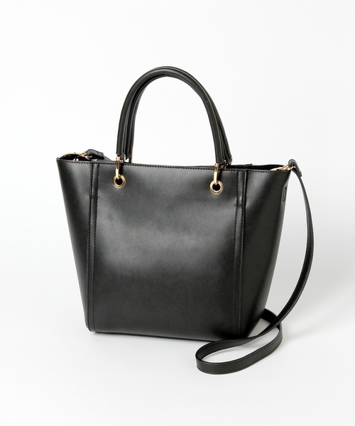 LEPSIM（レプシィム）の「【ゼロかる】キレイメBAG　258499（ハンドバッグ・レディース・ブラック/アイボリー/グレイッシュベージュ・ONE SIZE）」の9枚目の写真