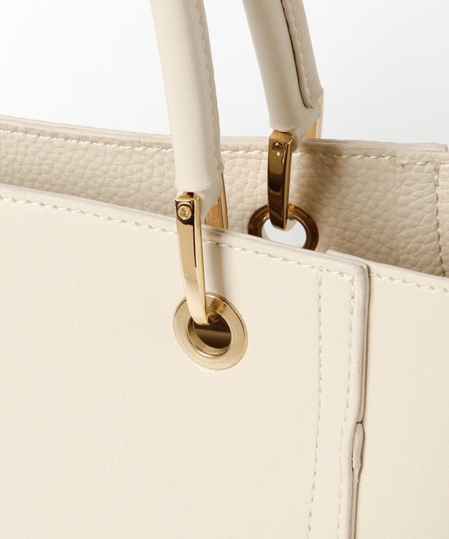 LEPSIM（レプシィム）の「【ゼロかる】キレイメBAG　258499（ハンドバッグ・レディース・ブラック/アイボリー/グレイッシュベージュ・ONE SIZE）」の19枚目の写真