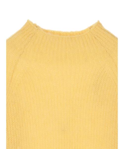 Green　Parks（グリーンパークス）の「毛ふきニットプルオーバー＊（ニット/セーター・レディース・チャコールグレー/イエロー/ブルー・FREE）」の22枚目の写真