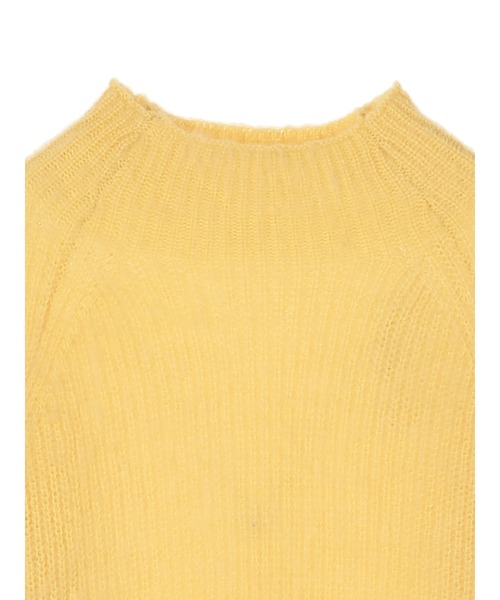 Green　Parks（グリーンパークス）の「毛ふきニットプルオーバー＊（ニット/セーター・レディース・チャコールグレー/イエロー/ブルー・FREE）」の8枚目の写真