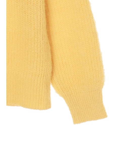 Green　Parks（グリーンパークス）の「毛ふきニットプルオーバー＊（ニット/セーター・レディース・チャコールグレー/イエロー/ブルー・FREE）」の9枚目の写真