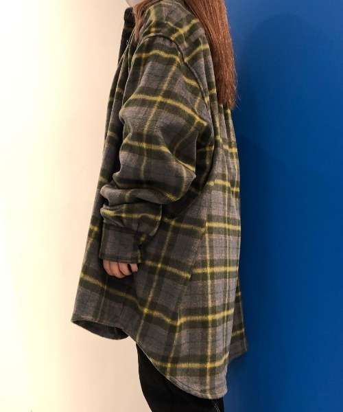 WHITELAND(ホワイトランド)の「WHITELAND/ホワイトランド/リバーシブルチェックシャツ(シャツ/ブラウス・メンズ・ベージュ/グリーン・FREE)」の9枚目の写真