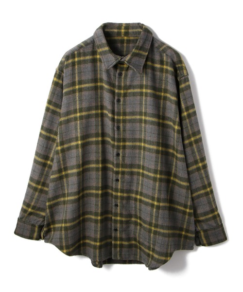 WHITELAND(ホワイトランド)の「WHITELAND/ホワイトランド/リバーシブルチェックシャツ(シャツ/ブラウス・メンズ・ベージュ/グリーン・FREE)」の17枚目の写真