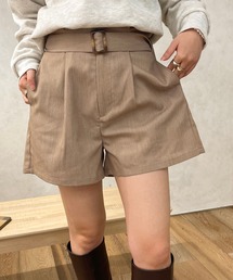 【apres jour clair】ベルト付きショートパンツ