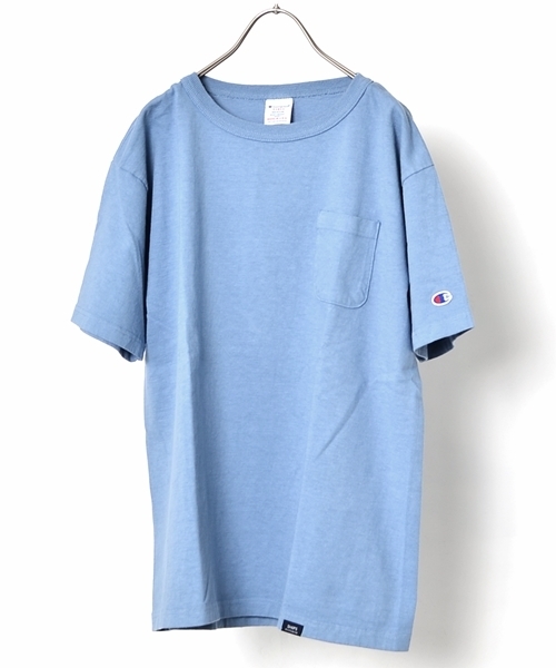 SHIPS(シップス)の「Champion(チャンピオン)×SHIPS AUTHENTIC: T1011(ティーテンイレブン) 別注 Tシャツ MADE IN USA■(Tシャツ/カットソー・メンズ・チャコールグレー/ネイビー/ライトブルー/ホワイト・MEDIUM/LARGE/SMALL)」の4枚目の写真