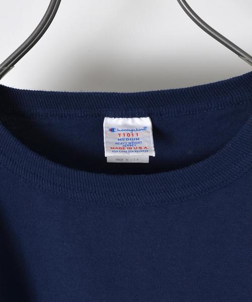 SHIPS(シップス)の「Champion(チャンピオン)×SHIPS AUTHENTIC: T1011(ティーテンイレブン) 別注 Tシャツ MADE IN USA■(Tシャツ/カットソー・メンズ・チャコールグレー/ネイビー/ライトブルー/ホワイト・MEDIUM/LARGE/SMALL)」の20枚目の写真