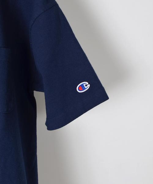 SHIPS(シップス)の「Champion(チャンピオン)×SHIPS AUTHENTIC: T1011(ティーテンイレブン) 別注 Tシャツ MADE IN USA■(Tシャツ/カットソー・メンズ・チャコールグレー/ネイビー/ライトブルー/ホワイト・MEDIUM/LARGE/SMALL)」の6枚目の写真