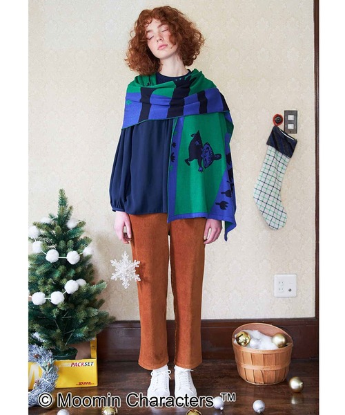 シロップ.(シロップ.)の「ストレッチベロア素材のすっきりパンツ(その他パンツ・レディース・オレンジ系その他/ブルーグリーン・SMALL/MEDIUM/LARGE/X-LARGE/XX-LARGE)」の4枚目の写真