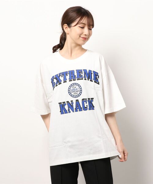 ARCHIVER(アーカイバ)の「【Bl】半袖プリントTシャツ コットン100%(Tシャツ/カットソー・レディース・ホワイト/スミクロ/ベージュ・LARGE/FREE/MEDIUM)」の6枚目の写真