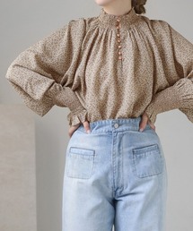 Bab | 前後2WAY花柄シャーリングブラウス(シャツ/ブラウス)