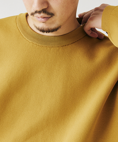 JOURNAL STANDARD(ジャーナルスタンダード)の「【ニット+ロンTの2点セット】ダブルフェイス クルーネックレイヤー(ニット/セーター・メンズ・ブラック/ベージュ/イエロー/オレンジ/ライトオリーブ・MEDIUM/LARGE)」の7枚目の写真