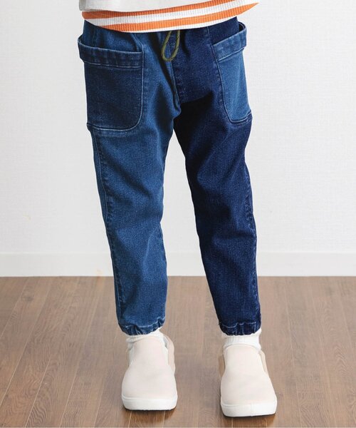 BREEZE（ブリーズ）の「/もっとストレッチビッグポケットパンツ 10分丈（その他パンツ・キッズ・レインボー/ミント/ブラック/カーキ/インディゴブルー/ベージュ・130/110/150/100/90/120/140）」の5枚目の写真