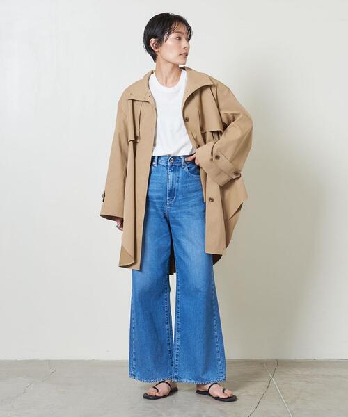 MARW UNITED ARROWS（マルゥ ユナイテッドアローズ）の「＜MARW UNITED ARROWS（マルゥ ユナイテッドアローズ）＞ P SINGLE TRNC/CT†（トレンチコート・レディース・ブラック/ベージュ・38/36）」の22枚目の写真