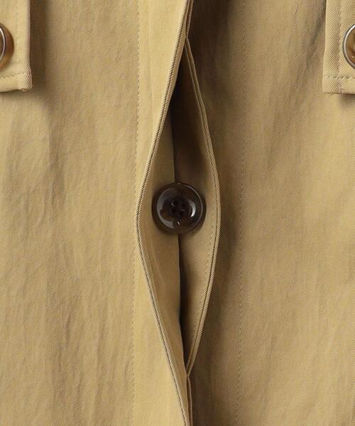 MARW UNITED ARROWS（マルゥ ユナイテッドアローズ）の「＜MARW UNITED ARROWS（マルゥ ユナイテッドアローズ）＞ P SINGLE TRNC/CT†（トレンチコート・レディース・ブラック/ベージュ・38/36）」の7枚目の写真