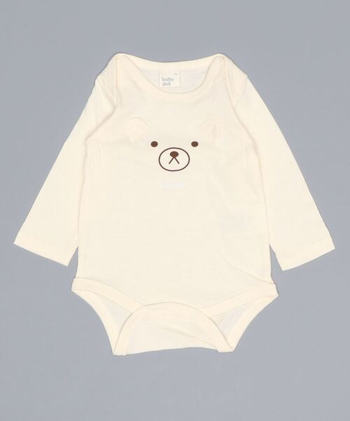 BABYDOLL(ベビードール)の「アニマルボディスーツ 6267B(肌着・キッズ・パープル/オフホワイト・80cm/70cm)」の1枚目の写真