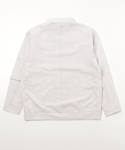 DESCENTE(デサント)の「【デサントアスレチック】ドッドエアースタンドカラージャケット / DOTAIR STAND COLLAR JACKET ストレッチ 高通気 ランニング トレーニング(その他トップス・メンズ・ホワイト/ネイビー/カーキ・SMALL/MEDIUM/LARGE/X-LARGE)」の4枚目の写真