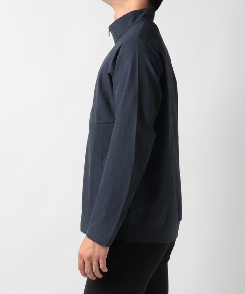 DESCENTE(デサント)の「【デサントアスレチック】ドッドエアースタンドカラージャケット / DOTAIR STAND COLLAR JACKET ストレッチ 高通気 ランニング トレーニング(その他トップス・メンズ・ホワイト/ネイビー/カーキ・SMALL/MEDIUM/LARGE/X-LARGE)」の15枚目の写真