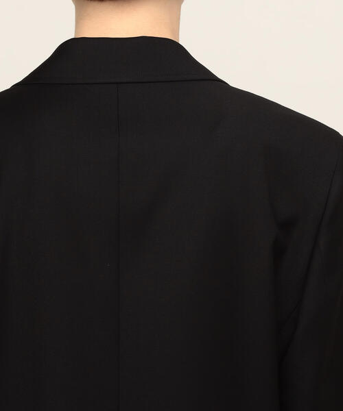 EDITION（エディション）の「Super110's WOOL TWILL ウールツイル テーラードジャケット（その他アウター・レディース・ブラック・36/34）」の8枚目の写真