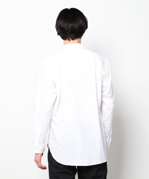 SOLOTEX(R)使用 ストレッチ バンドカラーシャツ（シャツ/ブラウス