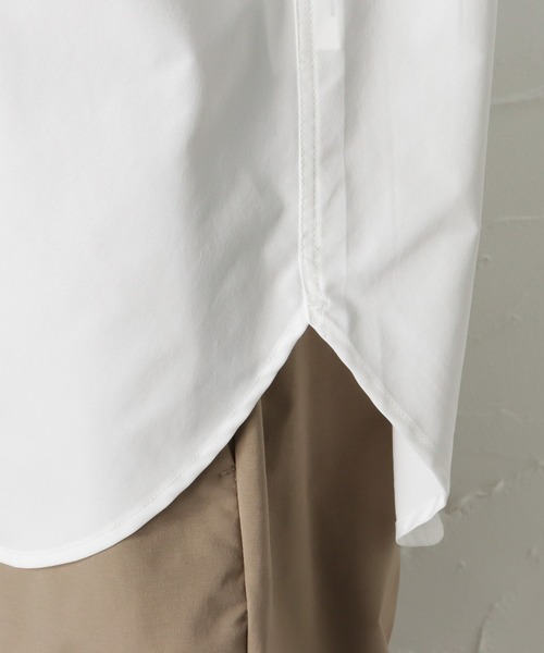 SOLOTEX(R)使用 ストレッチ バンドカラーシャツ（シャツ/ブラウス